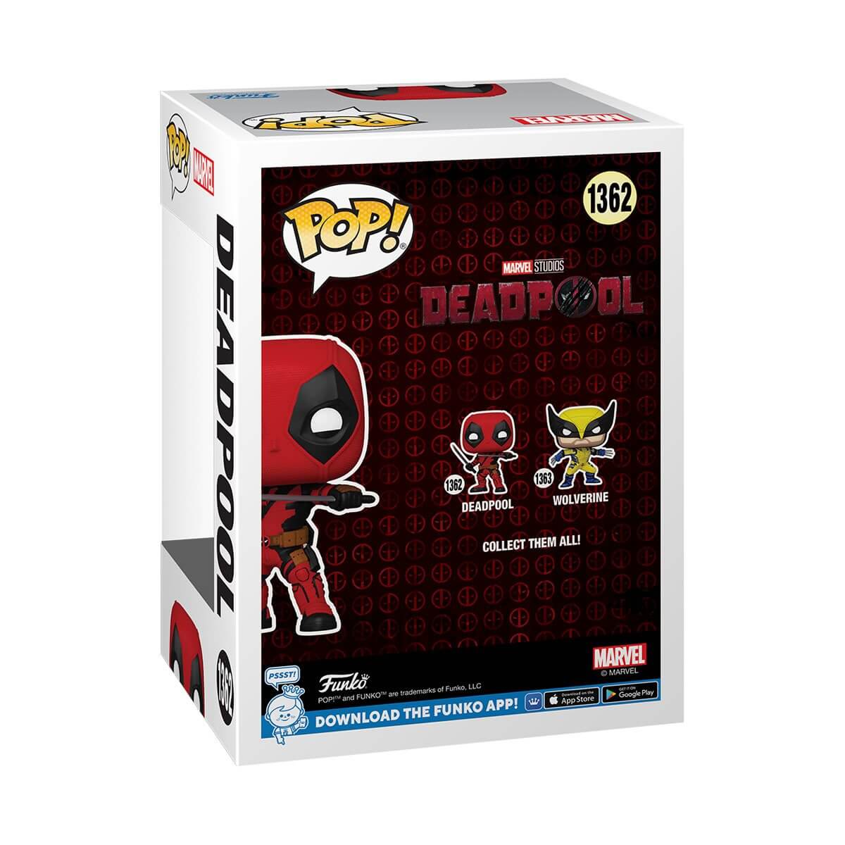 Deadpool & Wolverine - Deadpool with Swords (1362) Funko Pop! Marvel Vinyl Figure 10 cm