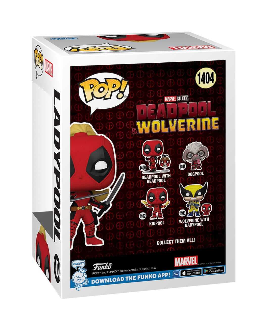 Deadpool & Wolverine - Ladypool (1404) Funko Pop! Marvel Vinyl Figure 10 cm