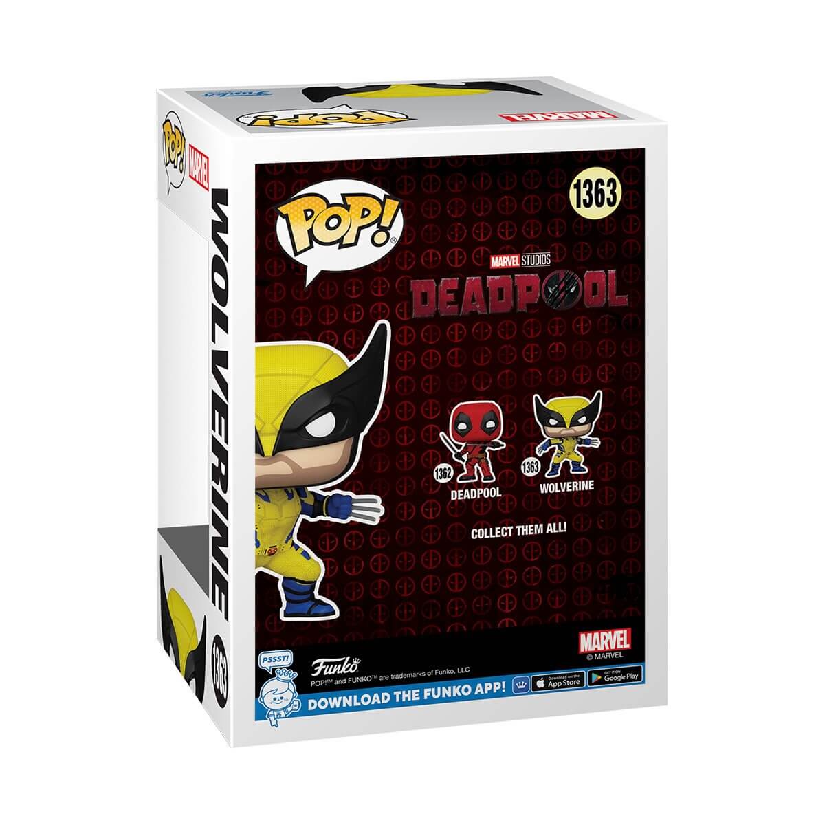 Deadpool & Wolverine - Wolverine (1363) Funko Pop! Marvel Vinyl Figure 10 cm