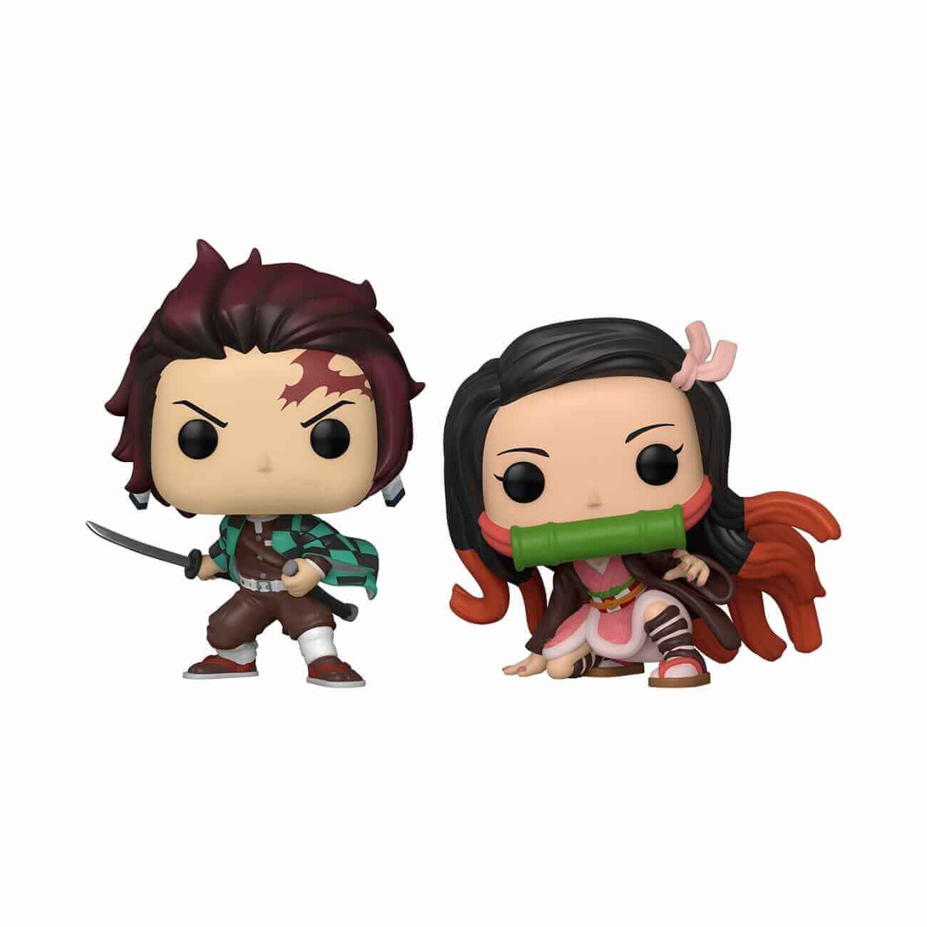 Demon Slayer - 2-Pack Tanjiro & Nezuko Funko Pop! Animation Anime Special Edition Vinyl Figures 9 cm