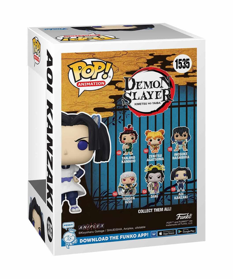 Demon Slayer - Aoi Kanzaki CHASE (1535) Funko Pop! Animation Anime Vinyl Figure 10 cm