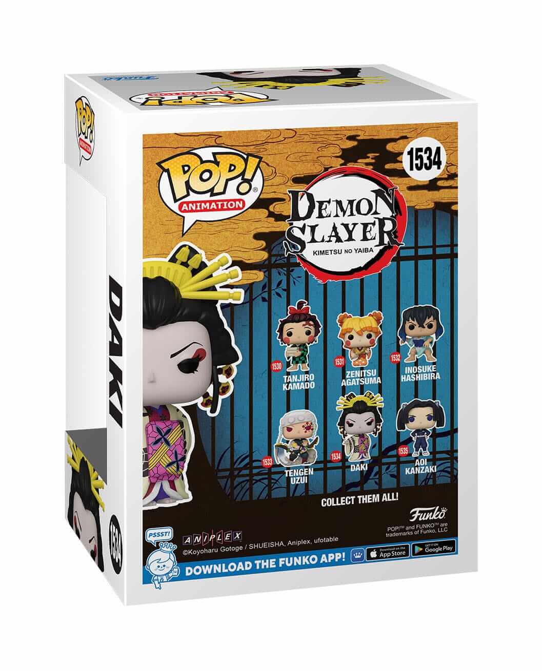 Demon Slayer - Daki (1534) Funko Pop! Animation Anime Vinyl Figure 9 cm