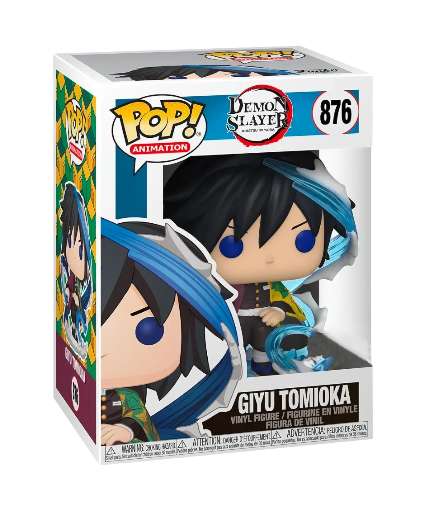 Demon Slayer - Giyu Tomioka (876) Funko Pop! Animation Anime Vinyl Figure 9 cm