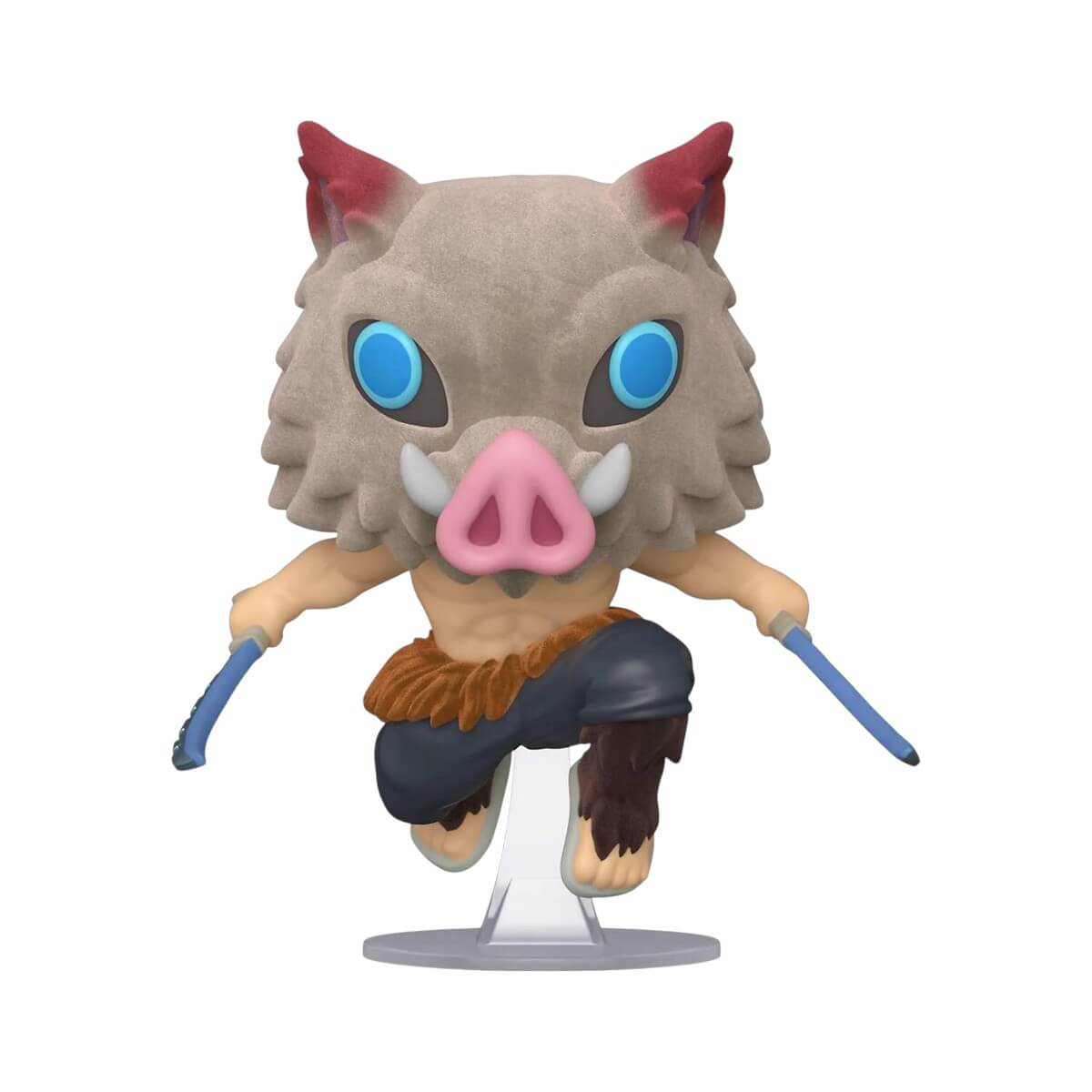Demon Slayer - Inosuke Hashibira FLOCKED (875) Funko Pop! Animation Anime Vinyl Figure 9 cm