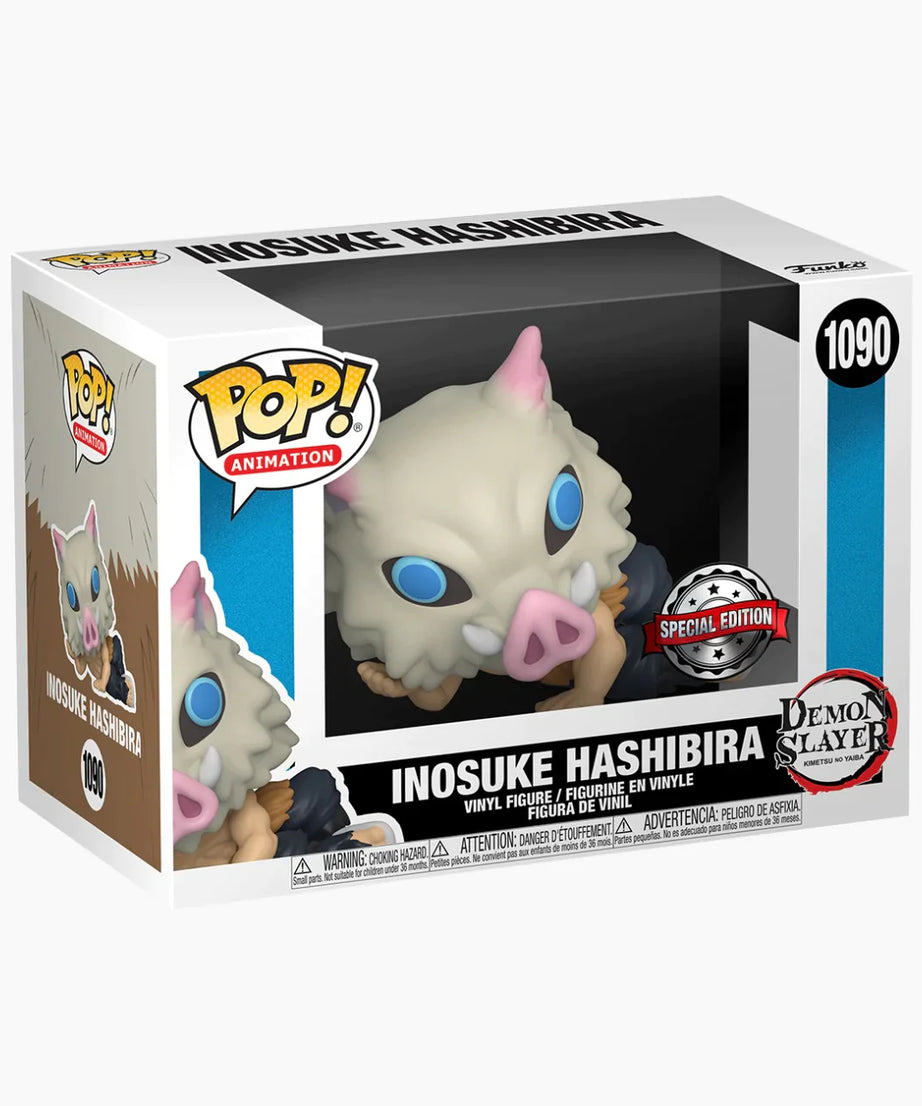Demon Slayer - Inosuke Hashibira (1090) Special Edition Funko Pop! Animation Anime Vinyl Figure 7 cm