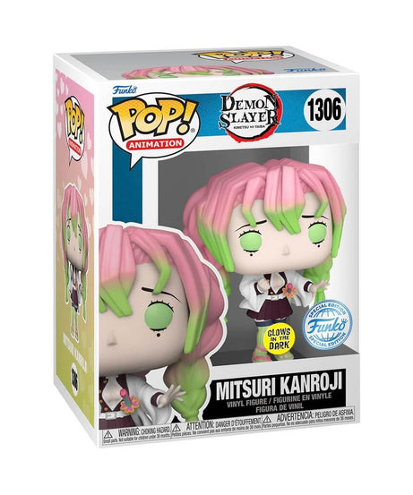 Demon Slayer - Mitsuri Kanroji GLOW IN THE DARK (1306) Funko Pop! Animation Anime Vinyl Figure 9 cm