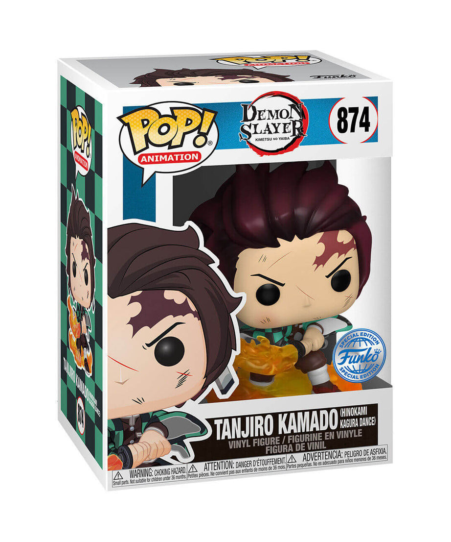 Demon Slayer - Tanjiro Kamado (Hinokami Kagura Dance) (874) Funko Pop! Animation Anime Vinyl Figure 9 cm