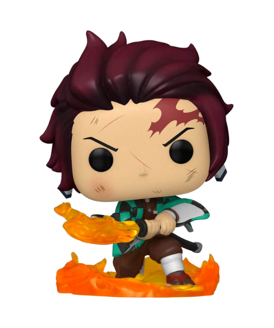 Demon Slayer - Tanjiro Kamado (Hinokami Kagura Dance) GLOW CHASE (874) Funko Pop! Animation Anime Vinyl Figure 9 cm
