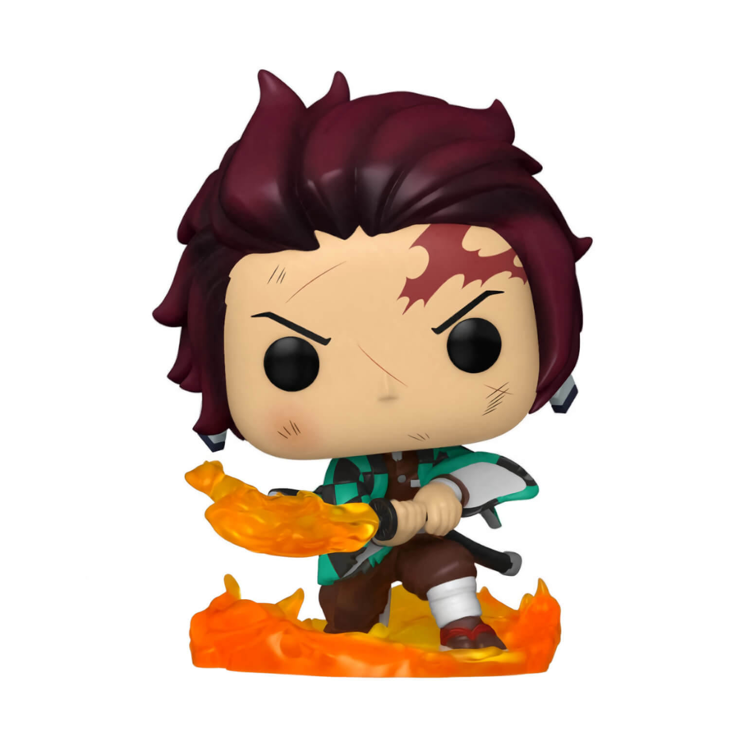 Demon Slayer - Tanjiro Kamado (Hinokami Kagura Dance) GLOW CHASE (874) Funko Pop! Animation Anime Vinyl Figure 9 cm
