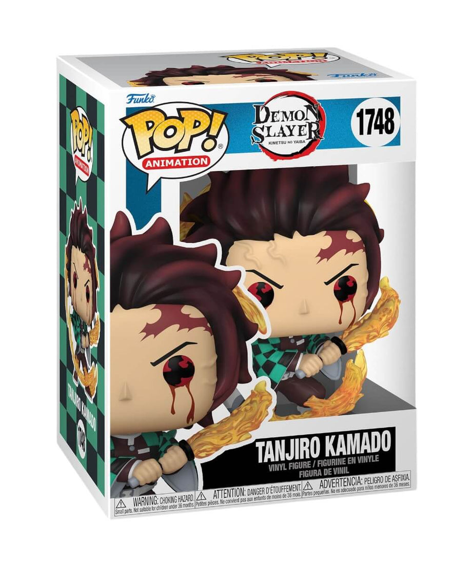 Demon Slayer - Tanjiro Kamado (Sun Breathing) (1748) Funko Pop! Animation Anime Vinyl Figure 11 cm