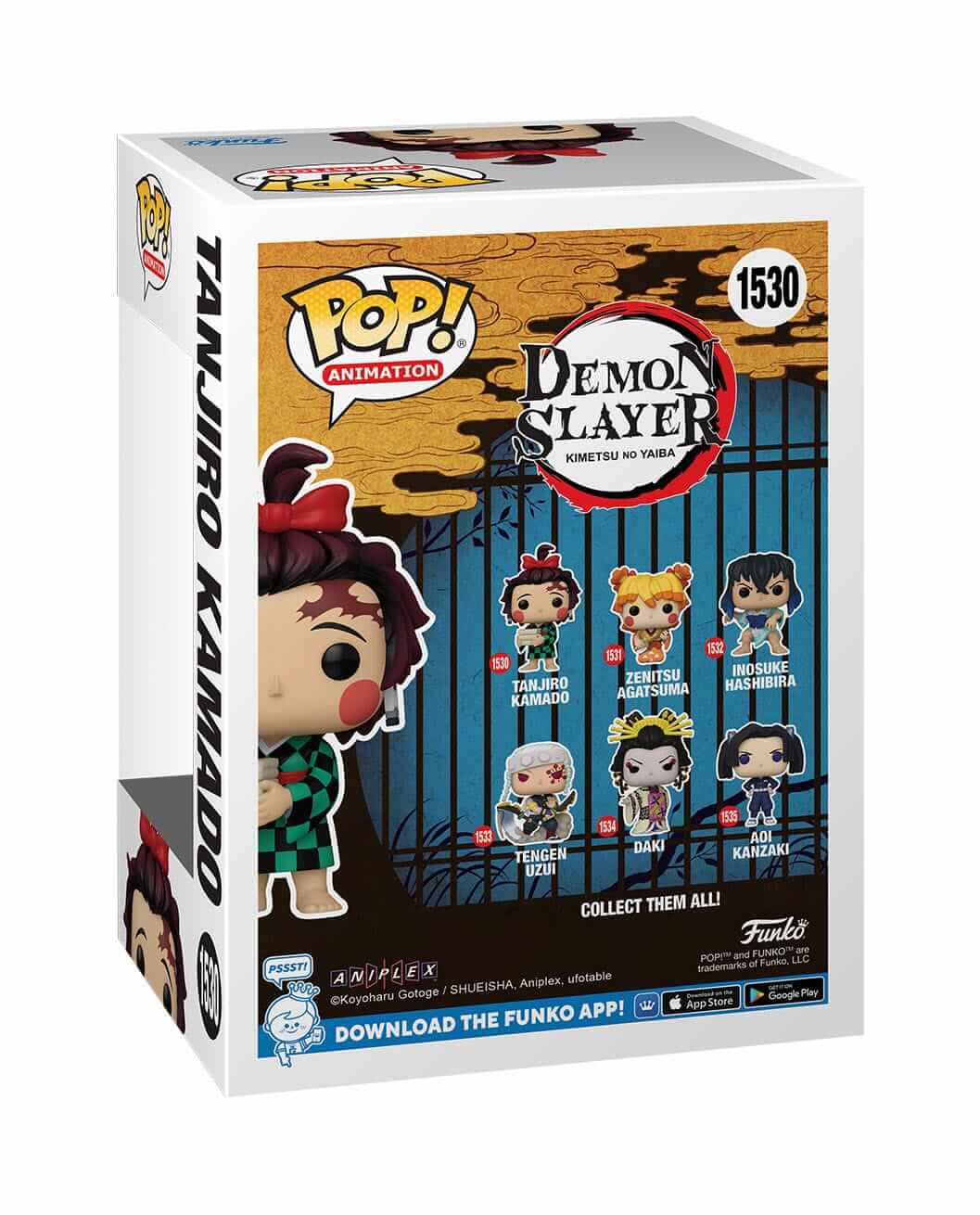 Demon Slayer - Tanjiro Kamado (Kimono) (1530) Funko Pop! Animation Anime Vinyl Figure 12 cm