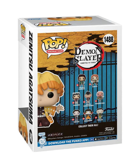 Demon Slayer - Zenitsu Agatsuma (1488) Special Edition Funko Pop! Animation Anime Vinyl Figure 9 cm