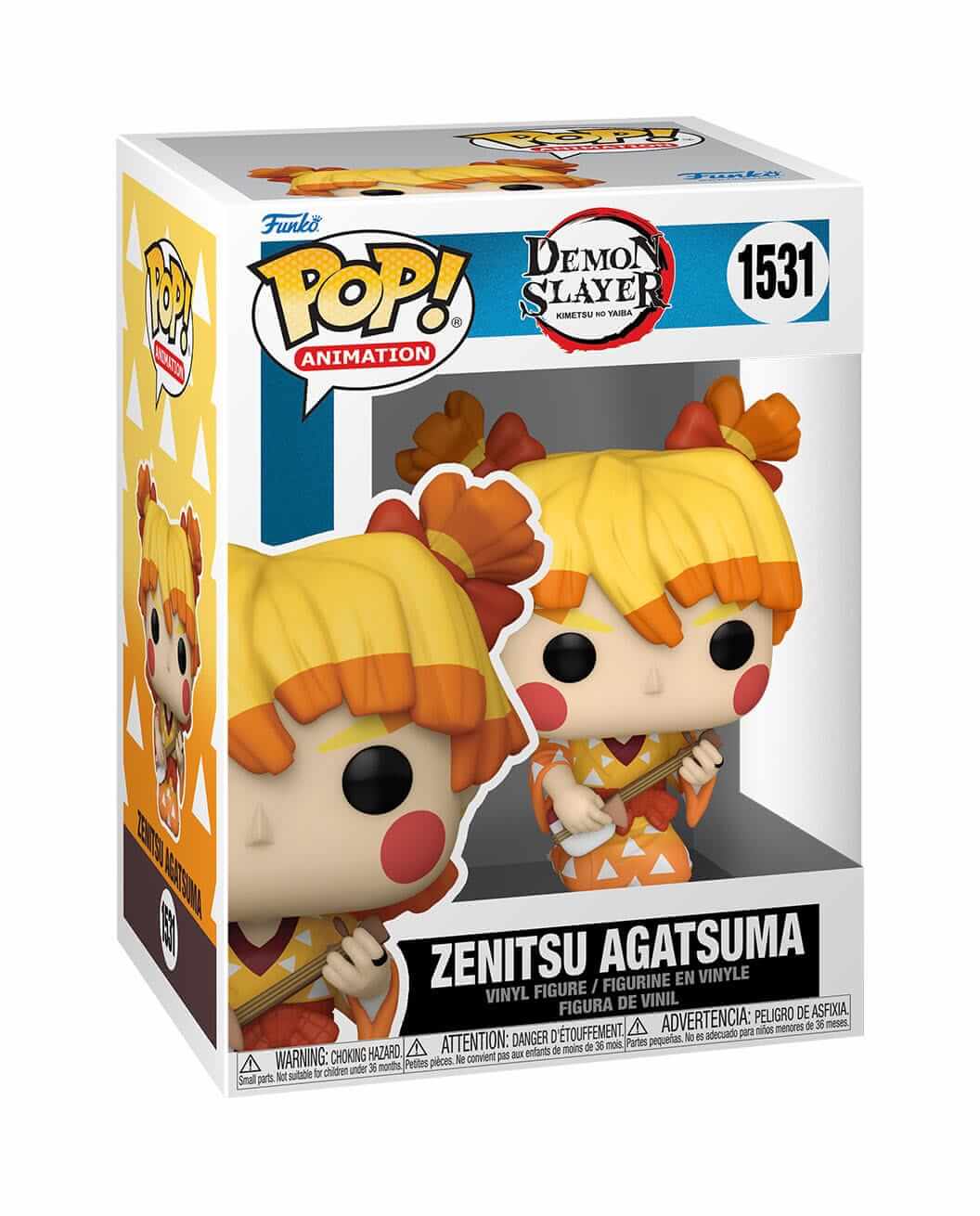 Demon Slayer - Zenitsu Agatsuma (Kimono) (1531) Funko Pop! Animation Anime Vinyl Figure 9 cm