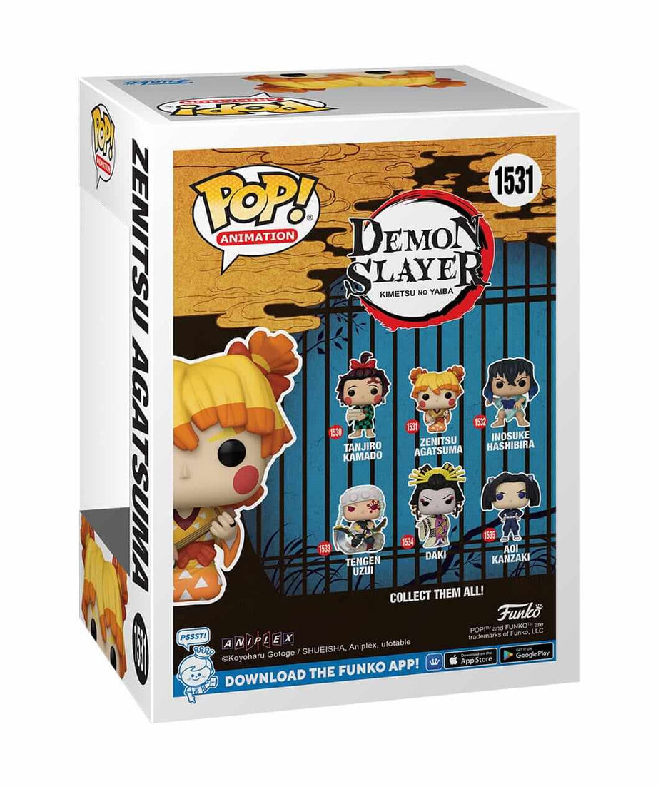 Demon Slayer - Zenitsu Agatsuma (Kimono) (1531) Funko Pop! Animation Anime Vinyl Figure 9 cm