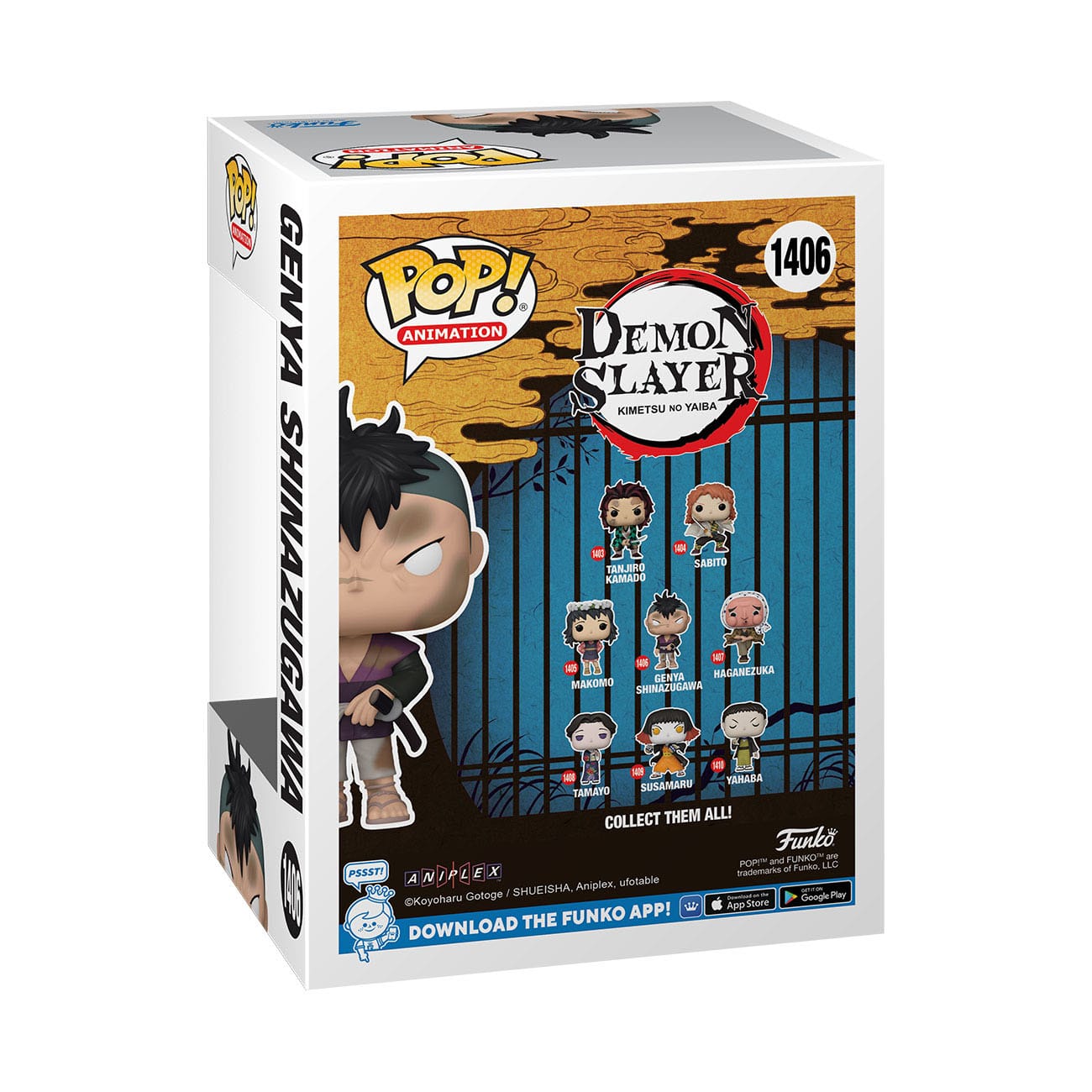 Demon Slayer - Genya Shinazugawa (1406) Funko Pop! Animation Anime Vinyl Figure 9 cm