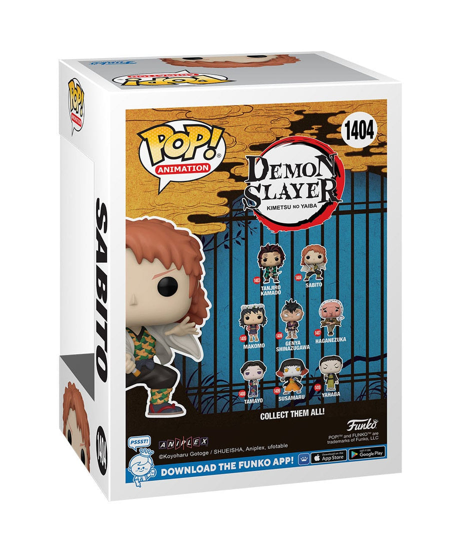 Demon Slayer - Sabito (No Mask) (1404) Funko POP! Animation Anime Vinyl Figure 9 cm