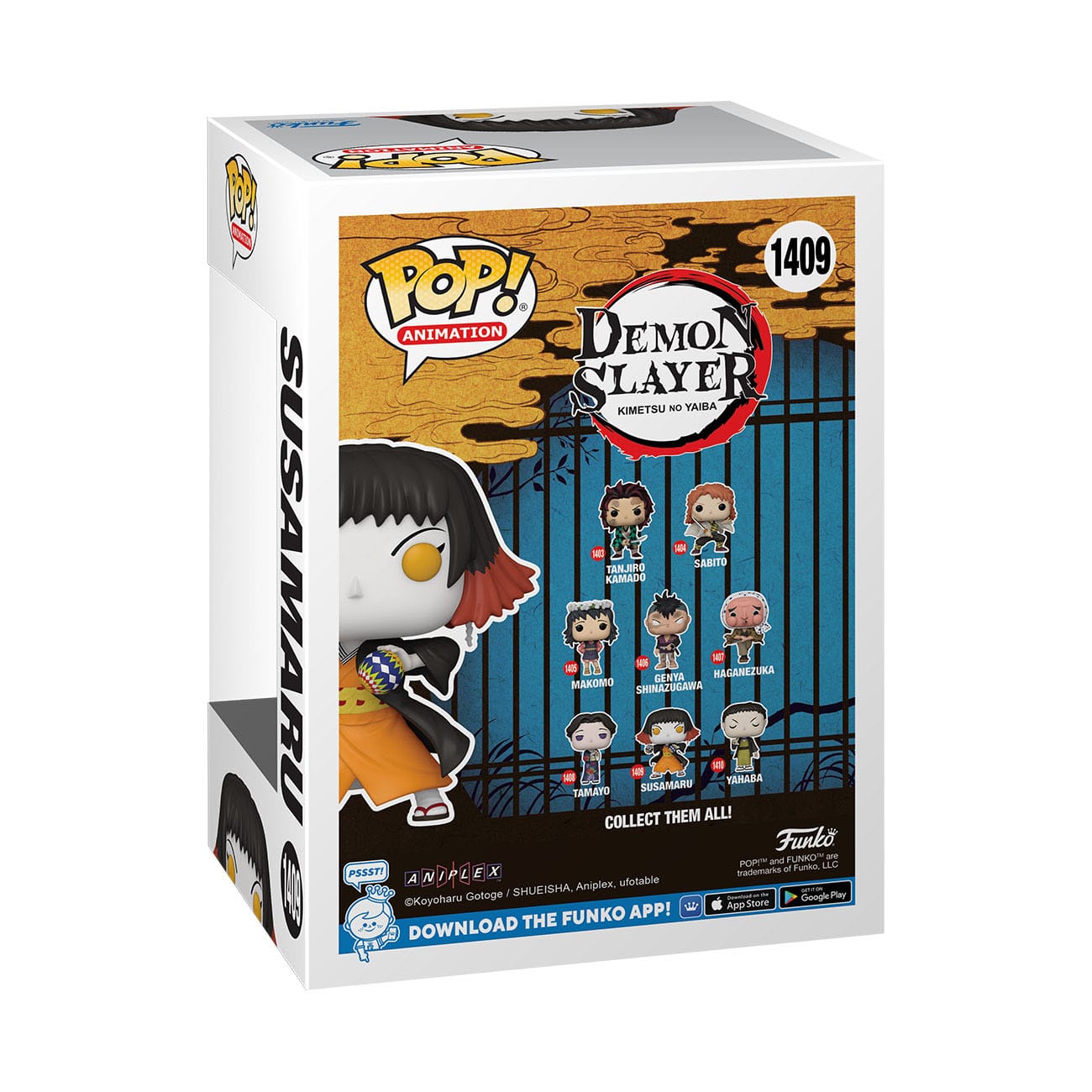 Demon Slayer - Susamaru (1409) Funko Pop! Animation Anime Vinyl Figure 9 cm
