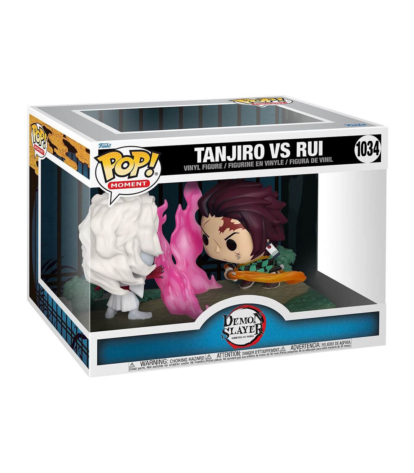 Demon Slayer Moments - Tanjiro vs. Rui (1034) Funko POP! 2-Pack Anime Vinyl Figures 9 cm