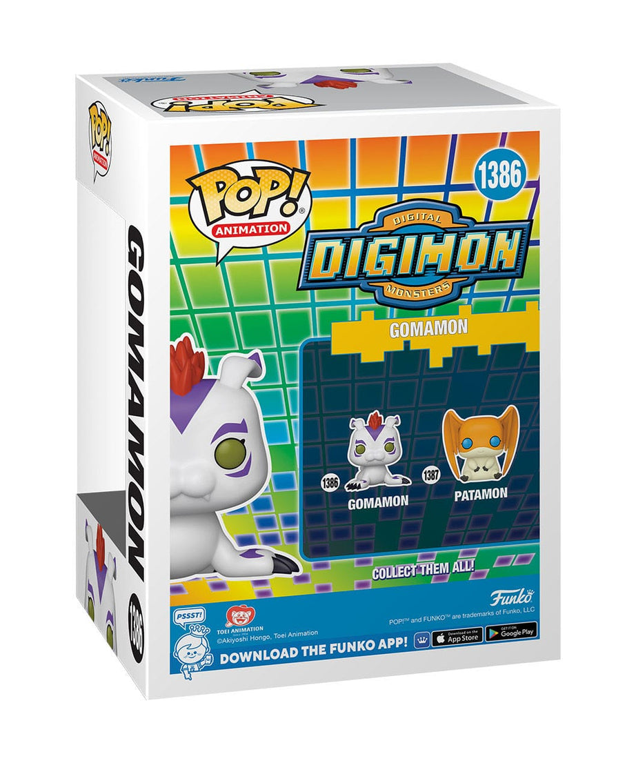 Digimon - Gomamon (1386) Funko Pop! Animation Vinyl Figure 9 cm