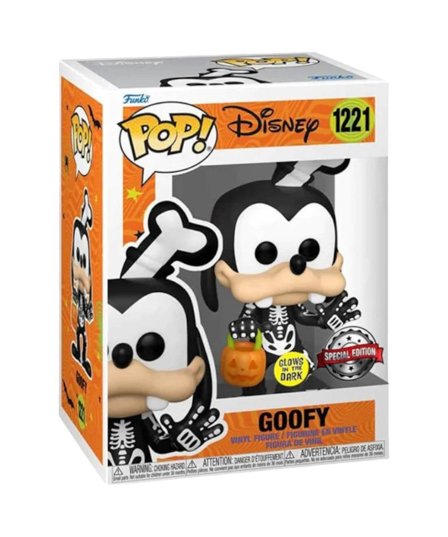 Disney - Skeleton Goofy (GLOW IN THE DARK) (1221) Funko Pop! Special Edition Vinyl Figure 9 cm