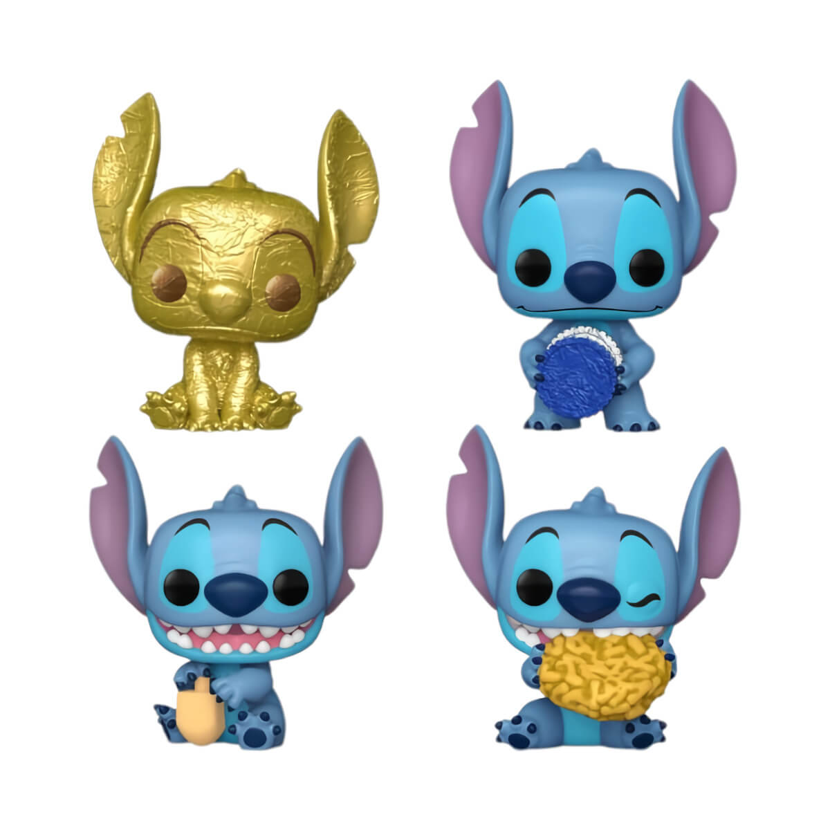Stitch Holiday 2024 - Hanukkah Box Pocket Pop! 4-Pack Funko Disney Dreidel Vinyl Figure 4 cm
