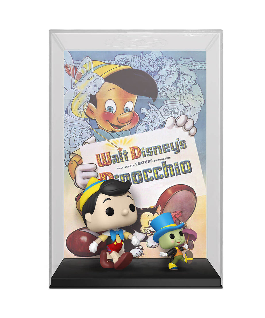 Disney Movie Posters - Pinocchio & Jiminy Cricket (08) Funko Pop! Disney 100th Anniversary Figure 9 cm