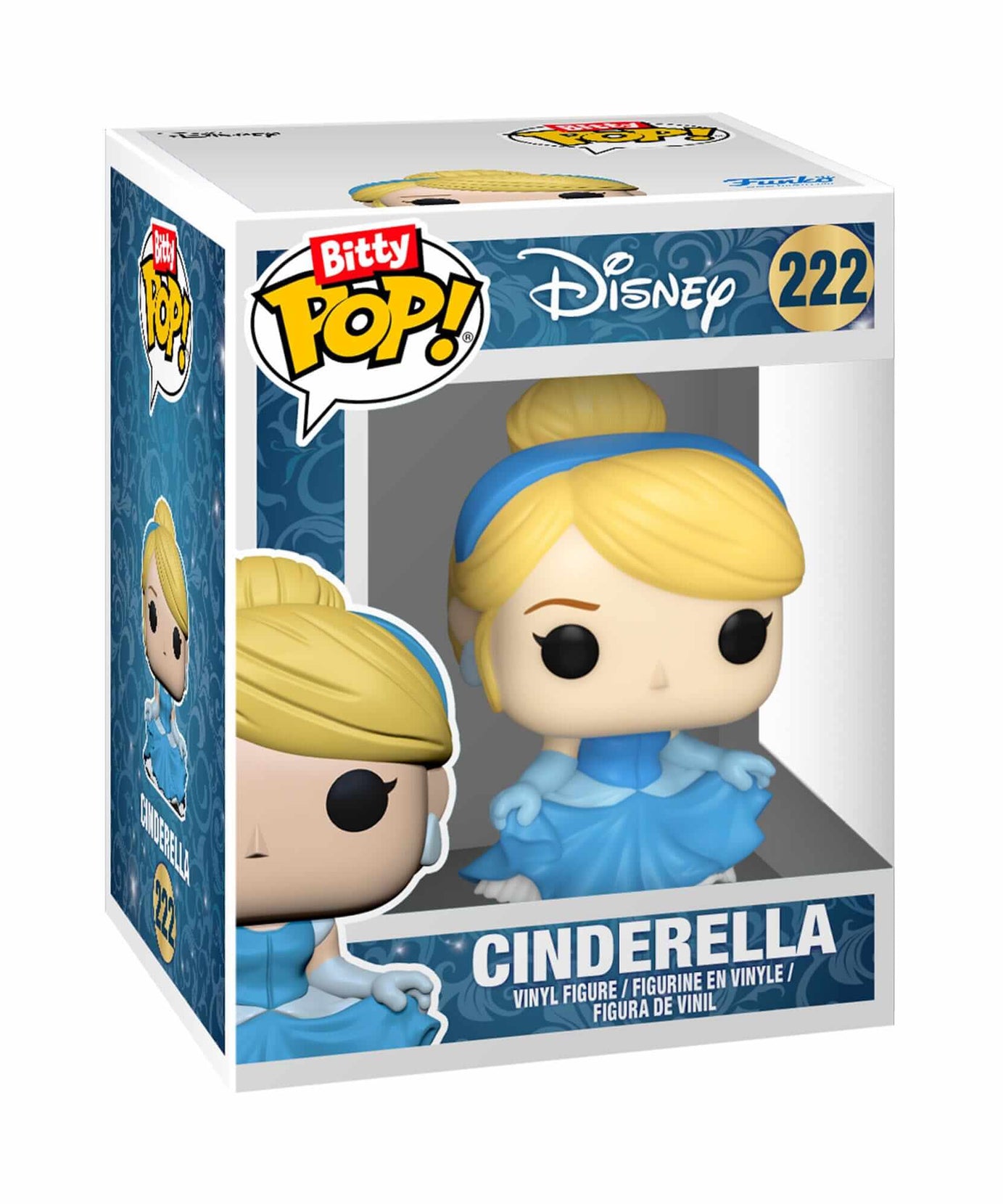 Disney Princesses - 4-Pack (Cinderella - Aurora - Snow White) Bitty POP! Mistery Funko Vinyl Figure 2,5 cm