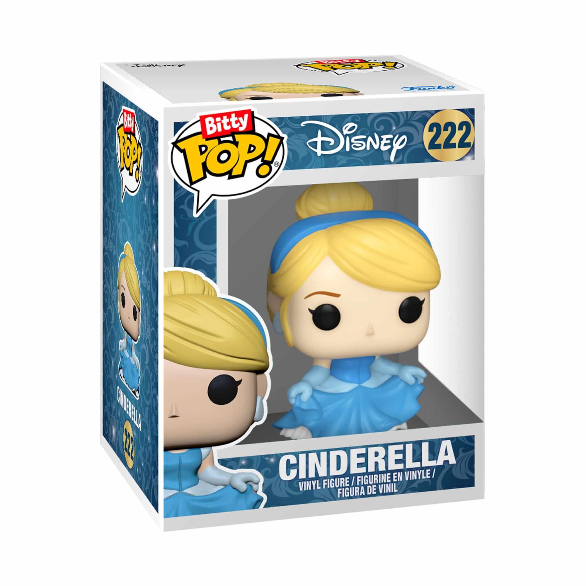 Disney Princesses - 4-Pack (Cinderella - Aurora - Snow White) Bitty POP! Mistery Funko Vinyl Figure 2,5 cm