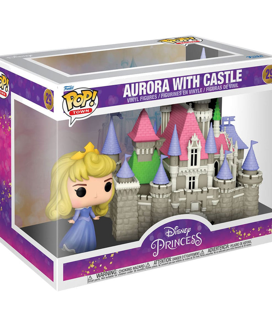 Disney: Ultimate Princess - Aurora with Castle (29) Funko Pop! Town Sleeping Beauty Vinyl Figure 9 cm