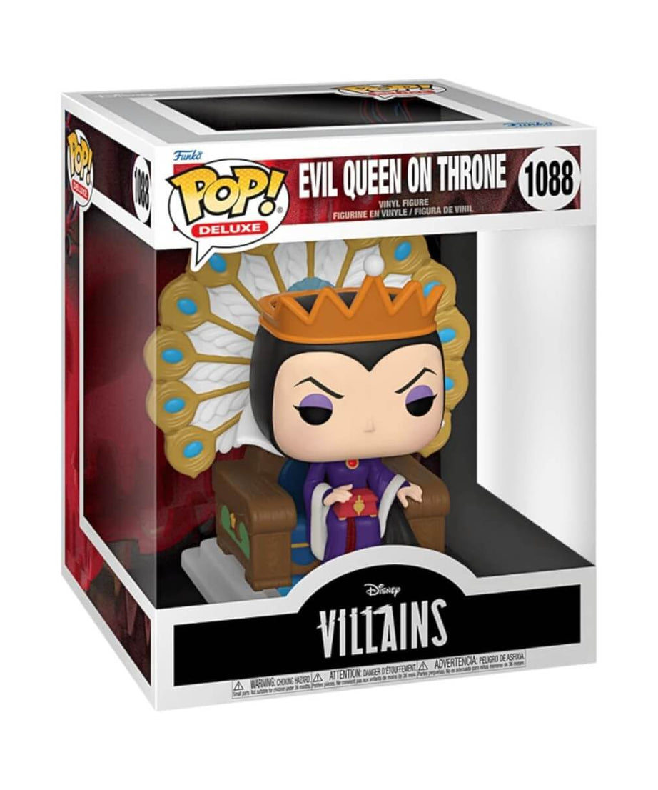 Disney Villains - Evil Queen on Throne (1088) Funko Pop! Deluxe Vinyl Figure 12 cm