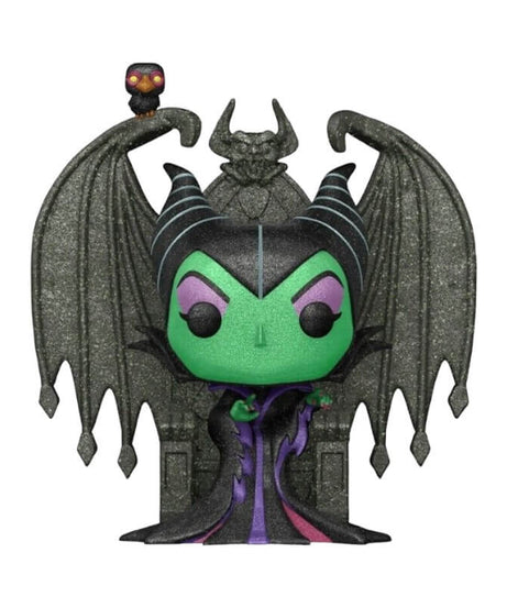 Disney Villains - Maleficent on Throne (DIAMOND GLITTER) (784) Funko Pop! Deluxe DGLT Vinyl Figure 12 cm