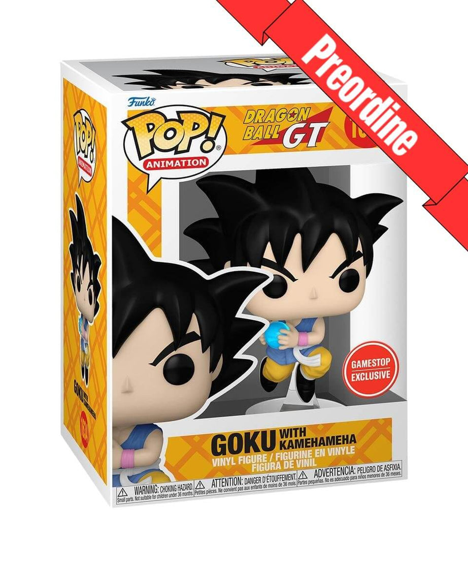 Dragon Ball GT - Goku with Kamehameha (Gamestop Exclusive) (1634) Funko Pop! Animation Anime Onda Energetica Vinyl Figure 10 cm