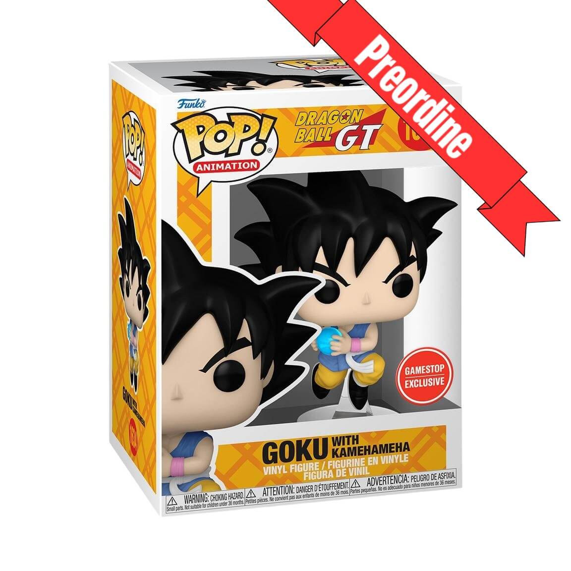 Dragon Ball GT - Goku with Kamehameha (Gamestop Exclusive) (1634) Funko Pop! Animation Anime Onda Energetica Vinyl Figure 10 cm