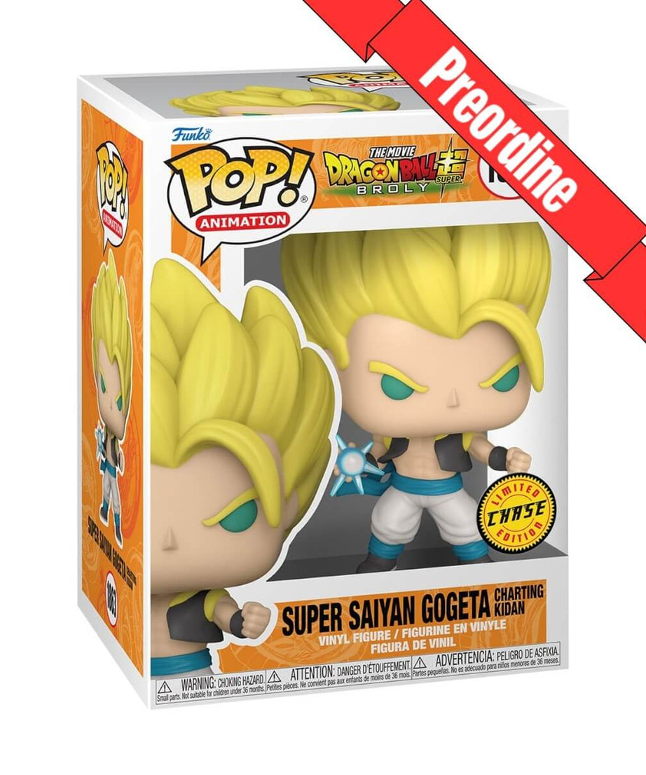 Dragon Ball Super: Broly - Super Saiyan Gogeta (Charting Kidan) CHASE (1863) Funko Pop! Animation Anime Vinyl Figure 13 cm