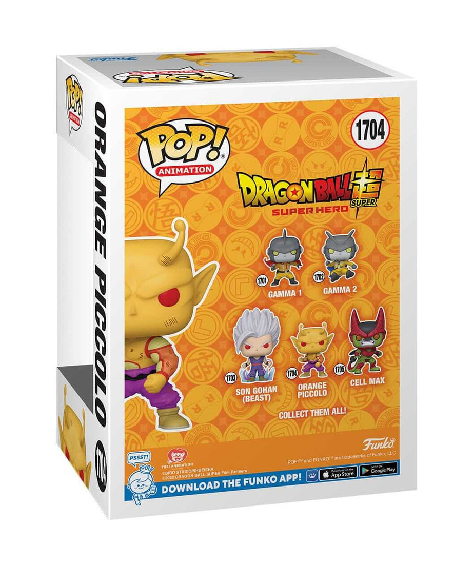 Dragon Ball Super: Super Hero - Orange Piccolo (1704) Funko Pop! Animation Anime Junior Vinyl Figure 10 cm