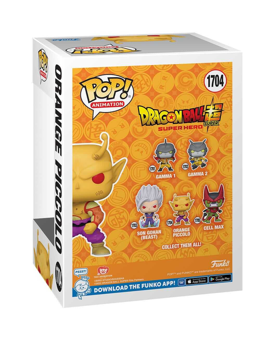 Dragon Ball Super: Super Hero - Orange Piccolo (1704) Funko Pop! Animation Anime Junior Vinyl Figure 10 cm
