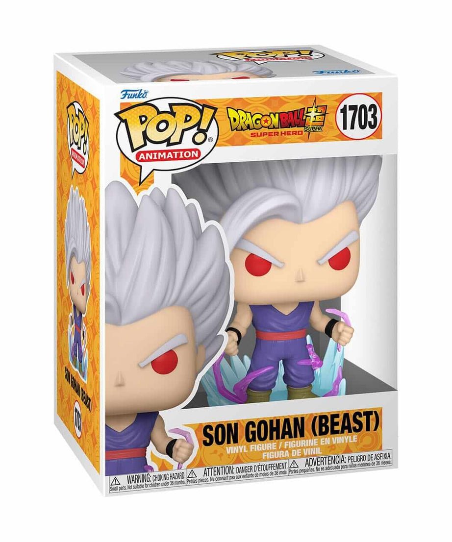 Dragon Ball Super: Super Hero - Son Gohan (Ultra Instinct) (1703) Funko Pop! Animation Anime Vinyl Figure 9 cm