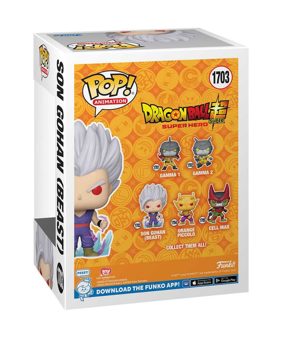 Dragon Ball Super: Super Hero - Son Gohan (Ultra Instinct) (1703) Funko Pop! Animation Anime Vinyl Figure 9 cm