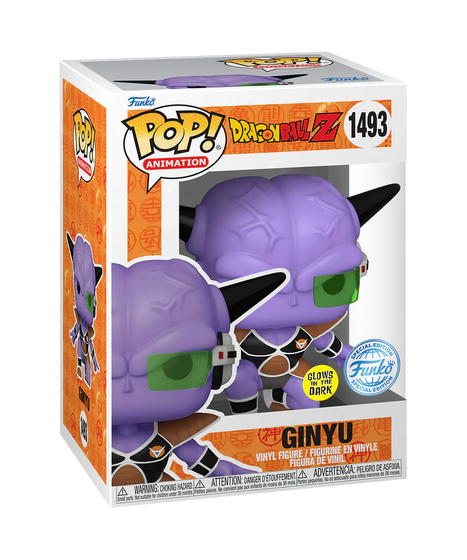 Dragon Ball Z - Ginyu (GLOW IN THE DARK) (1493) Funko Pop! Animation Anime Squadra Ginew Vinyl Figure 9 cm