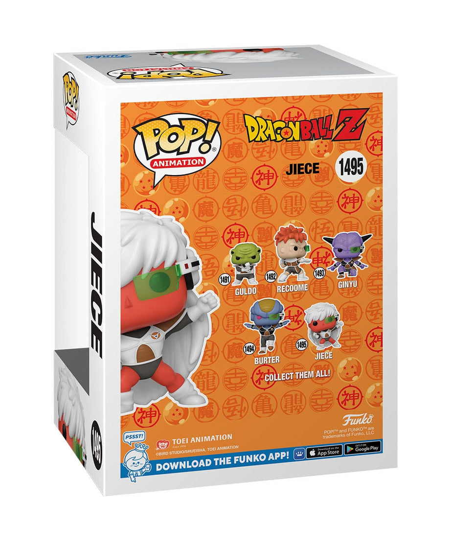 Dragon Ball Z - Jiece (1495) Funko Pop! Animation Anime Jeeth Gis Vinyl Figure 9 cm