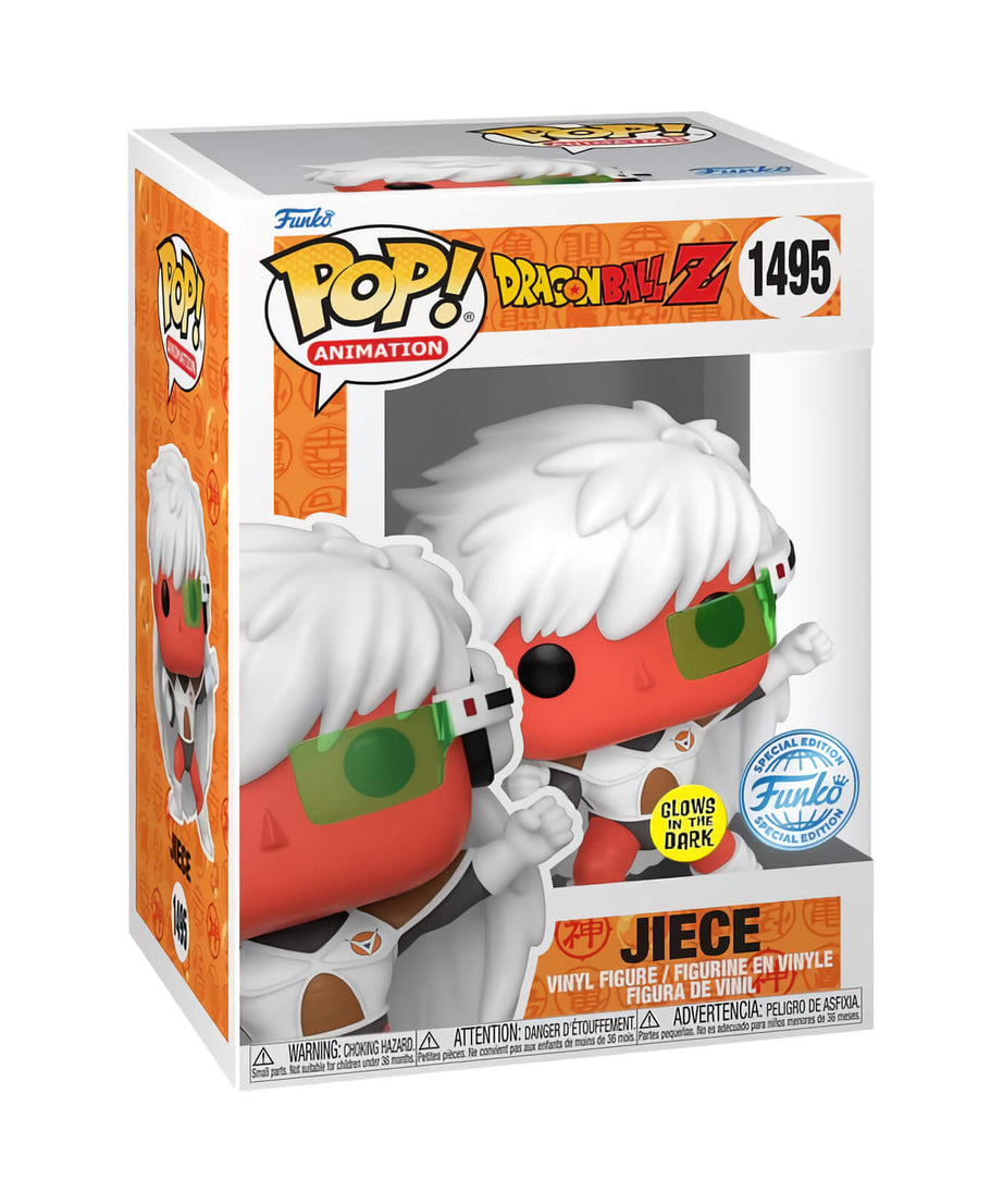 Dragon Ball Z - Jiece (GLOW IN THE DARK) (1495) Funko Pop! Animation Anime Jeeth Gis Vinyl Figure 9 cm