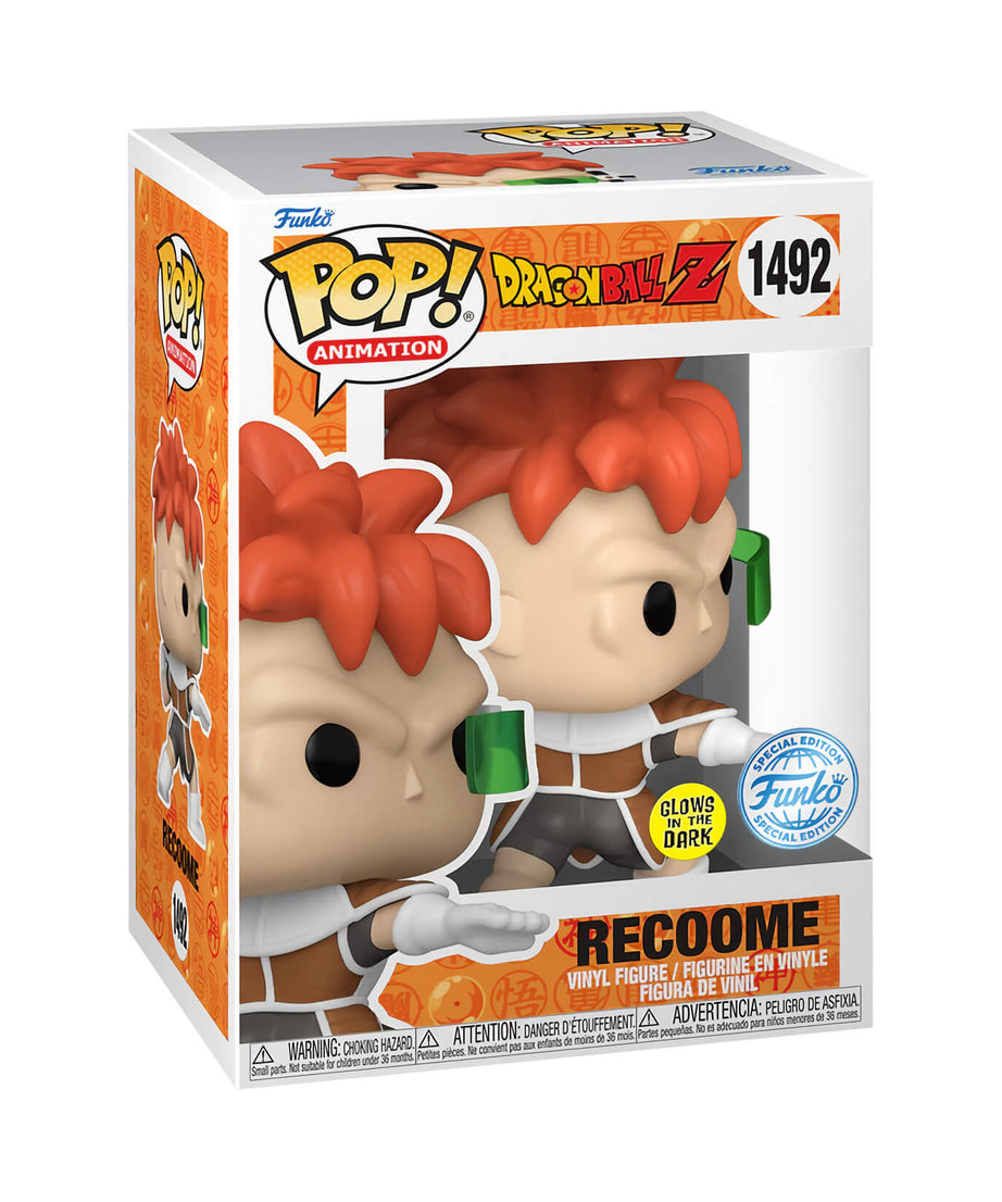 Dragon Ball Z - Recoome (GLOW IN THE DARK) (1492) Funko Pop! Animation Anime Recome Vinyl Figure 12 cm