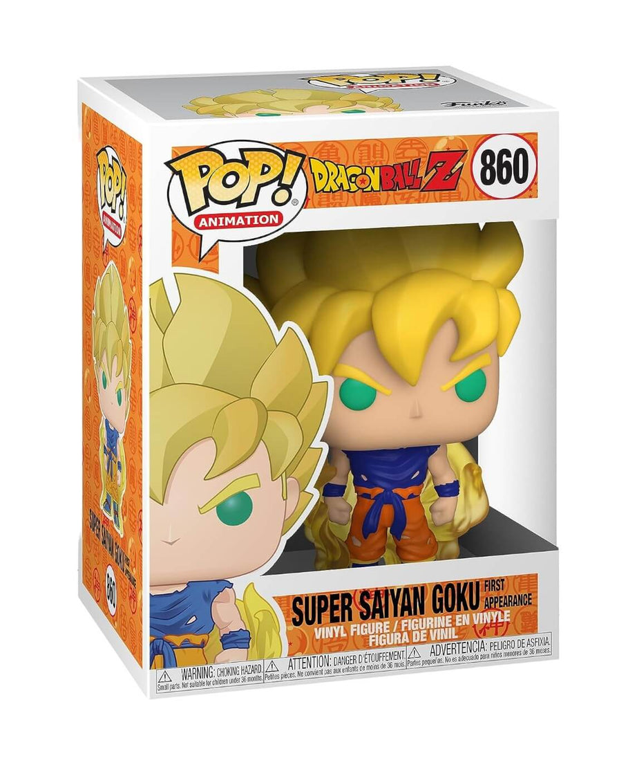Dragon Ball Z - Super Saiyan Goku First Appearance (860) Funko Pop! Animation Anime SSJ Vinyl Figure 9 cm