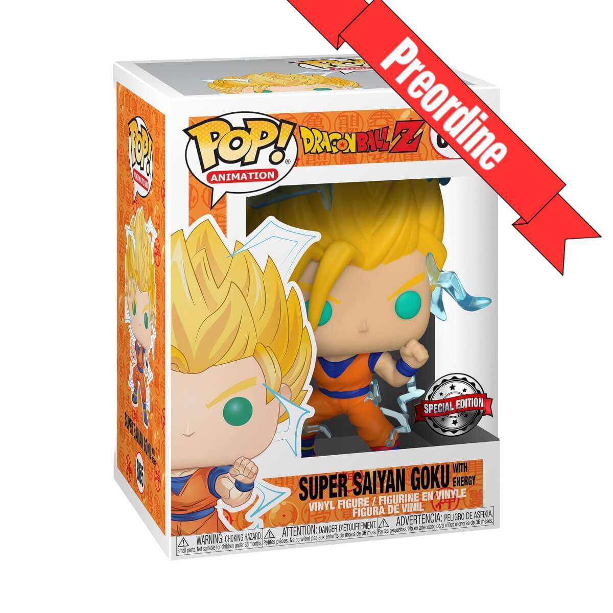 Dragon Ball Z - Super Saiyan Goku with Energy (865) Special Edition Funko Pop! Animation Anime Vinyl Figure 9 cm