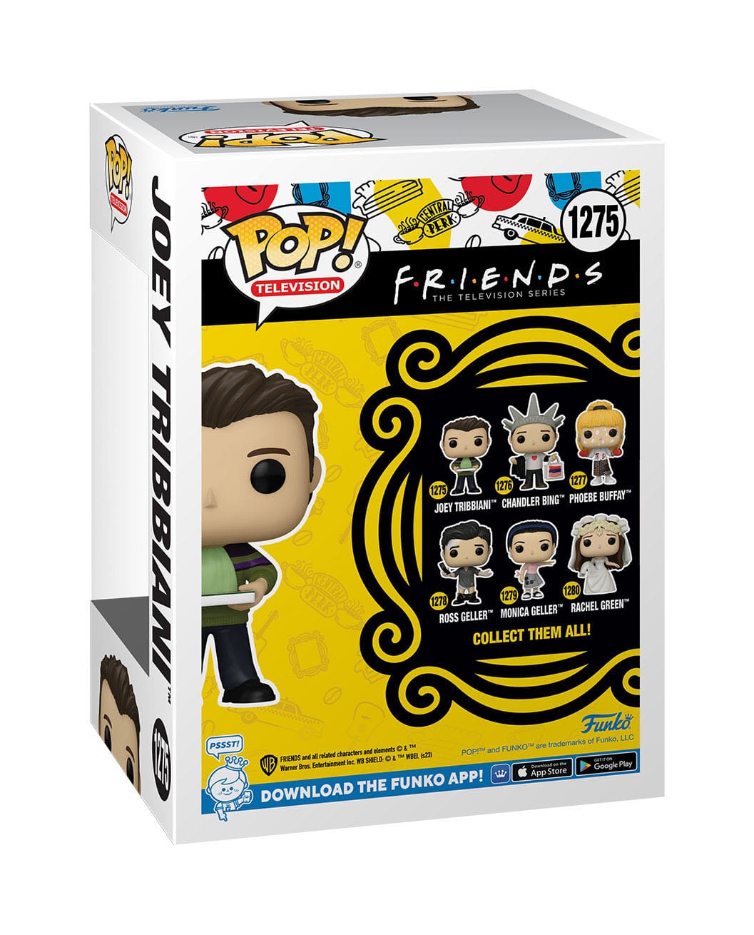 Friends - Joey Tribbiani with Pizza (1275) Funko Pop! Television TV Vinyl Figure 9 cm