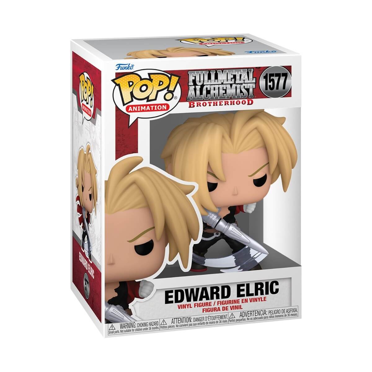 Fullmetal Alchemist: Brotherhood - Edward Elric with Blade (1577) Funko Pop! Animation Anime Vinyl Figure 9 cm