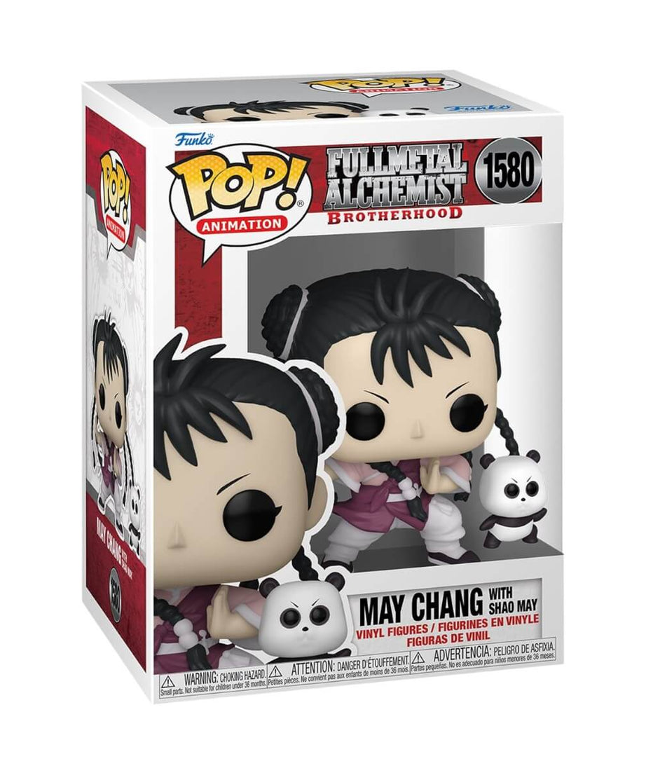 Fullmetal Alchemist: Brotherhood - May Chang with Shao May (1580) Funko Pop! & Buddy Animation Anime Panda Vinyl Figure 9 cm