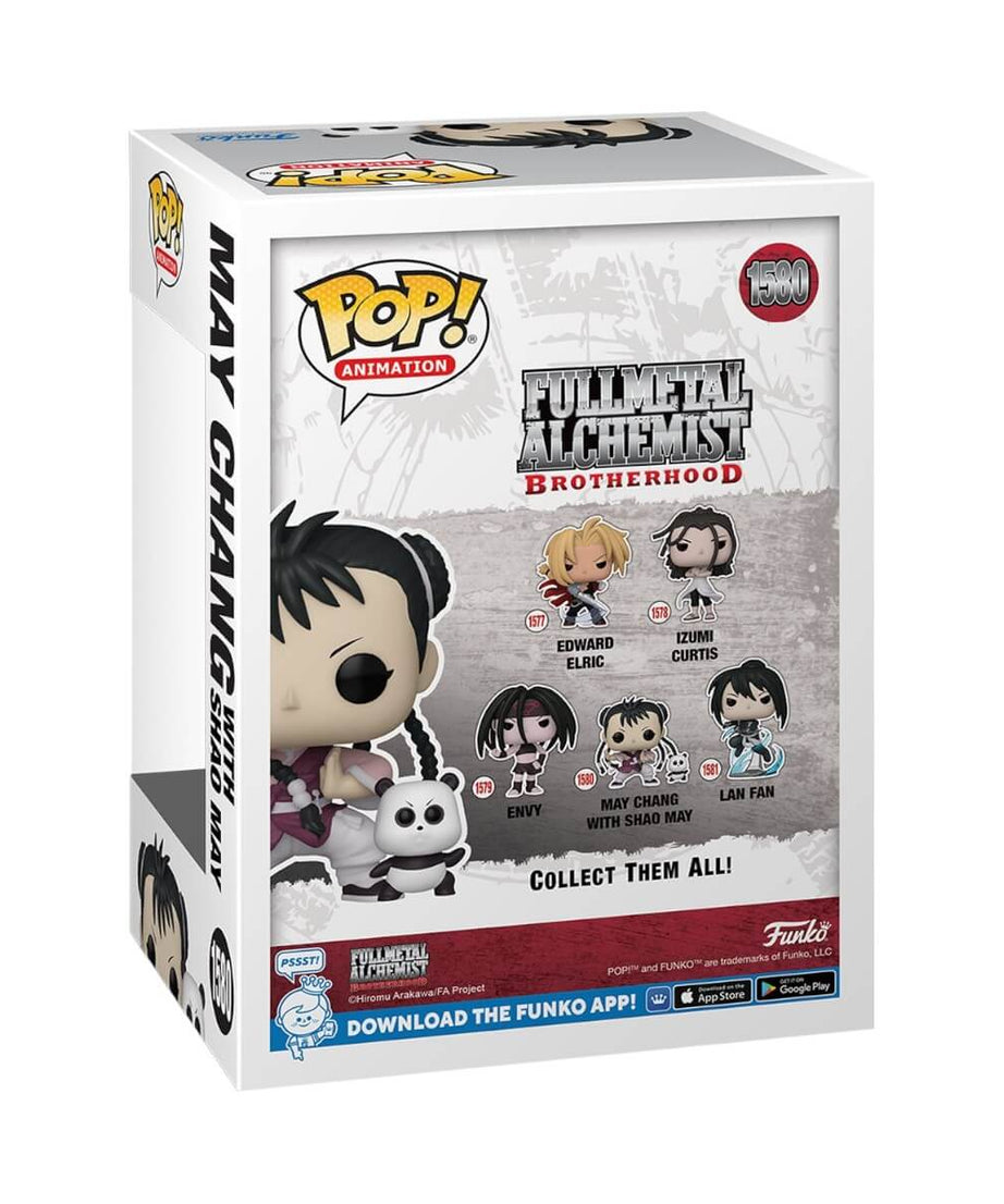 Fullmetal Alchemist: Brotherhood - May Chang with Shao May (1580) Funko Pop! & Buddy Animation Anime Panda Vinyl Figure 9 cm