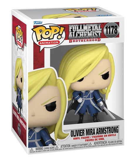 Fullmetal Alchemist: Brotherhood - Olivier Armstrong with Sword (1178) Funko Pop! Animation Mira Vinyl Figure 9 cm