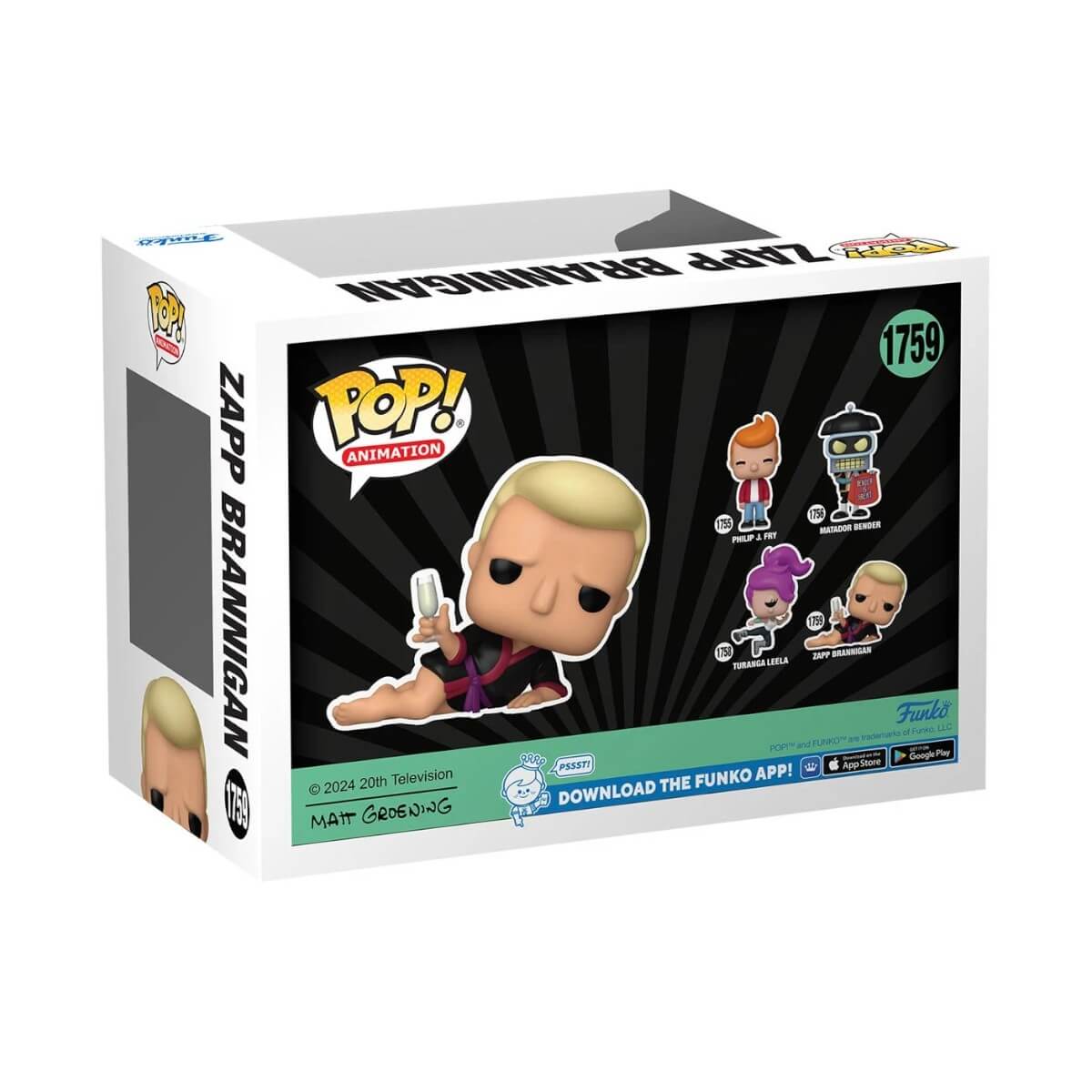 Futurama - Zapp Brannigan (1759) Funko Pop! Animation Vinyl Figure 7 cm